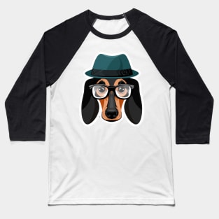 German Dachshund Dog Lover Retro Baseball T-Shirt